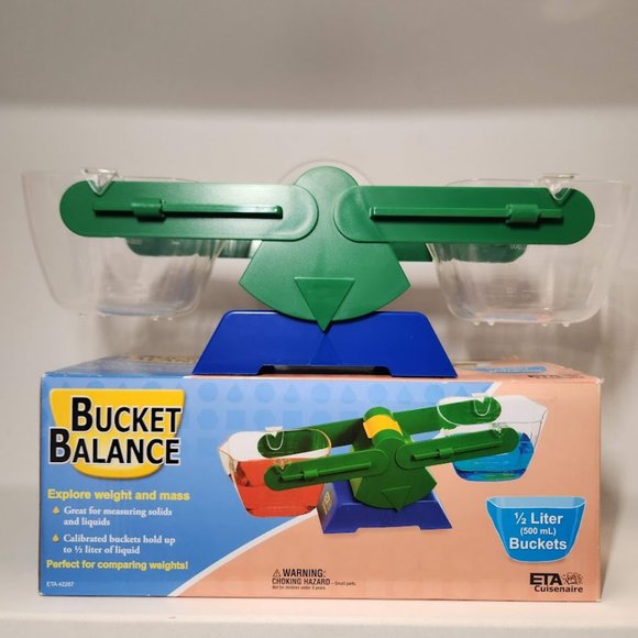 Bucket Balance Weight and Mass Science Math Manipulatives  Kids learn weight - Picture 1 of 10
